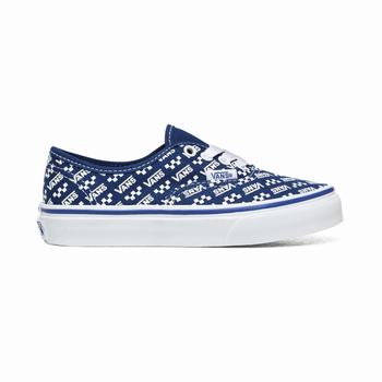 Gyerek Vans Logo Repeat Authentic Tornacipő VA8273461 Kék/Fehér